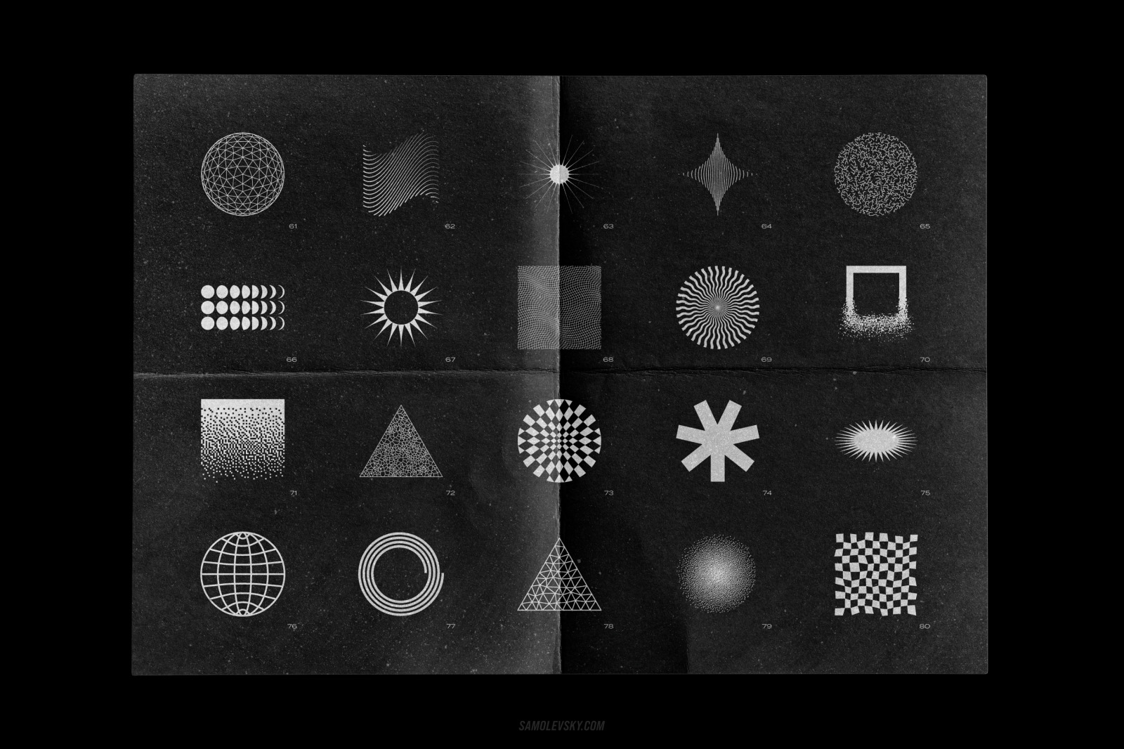 Abstract geometric shapes & Plastic wrap backgrounds bundle Abstract geometric shapes & Plastic wrap backgrounds bundle