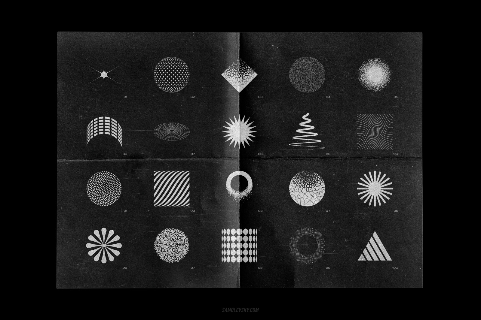 Abstract geometric shapes & Plastic wrap backgrounds bundle Abstract geometric shapes & Plastic wrap backgrounds bundle