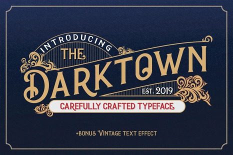 Darktown Font - Fonts