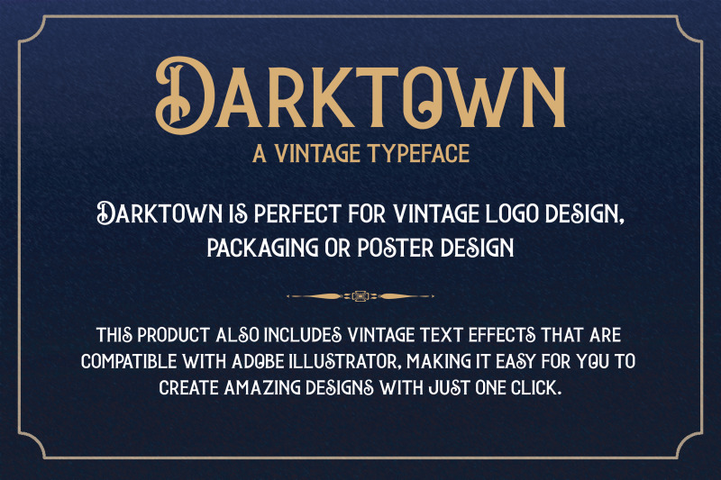 Darktown Font