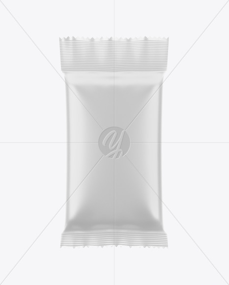 Snack Package Mockup - Front View