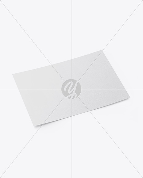 Paper A5 Postcard Mockup