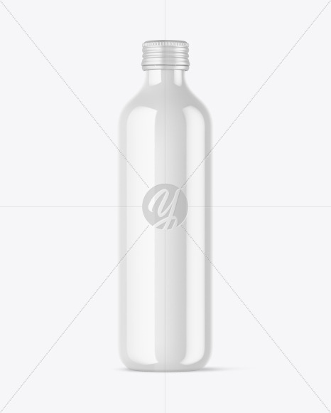 Glossy Water Bottle Mockup