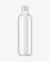 Clear Water Bottle Mockup