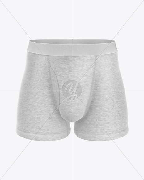 Melange Men's Boxer Briefs Mockup