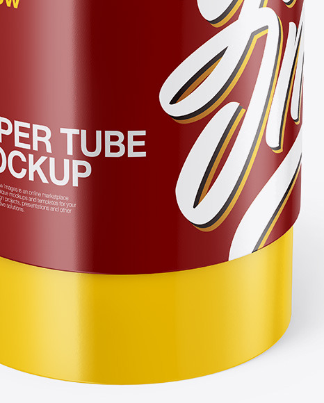 Glossy Tube Mockup