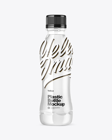 Clear Bottle Mockup