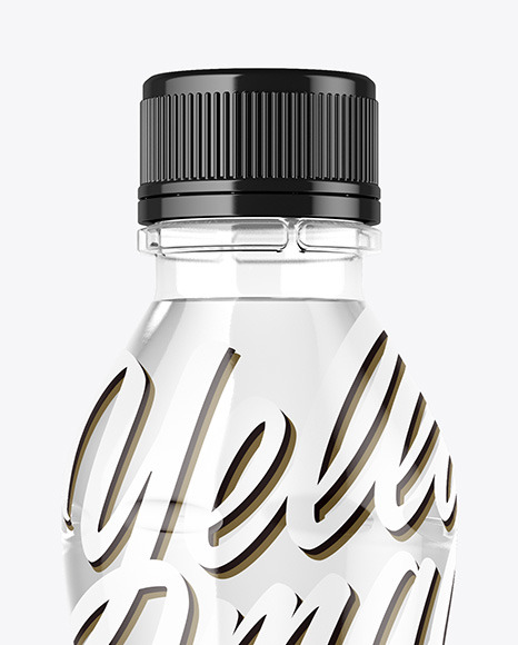 Clear Bottle Mockup