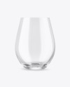 Empty Wine Glass Mockup