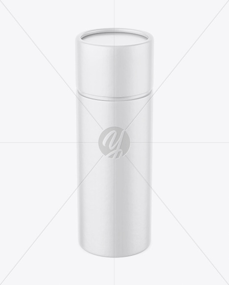 Matte Paper Tube Mockup