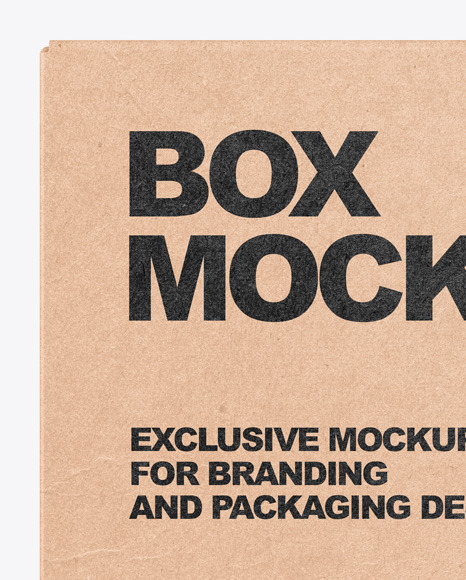 Kraft Box Mockup