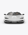 Super Car Mockup - Front View