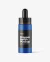 Matte Dropper Bottle Mockup