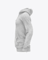 Melange Men&#039;s Hoodie Mockup