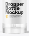 Clear Glass Dropper Bottle Mockup