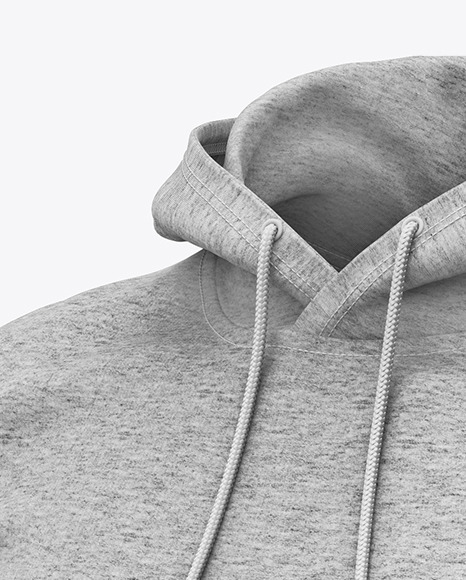 Melange Men&#039;s Hoodie Mockup