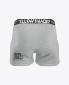 Melange Men's Boxer Briefs Mockup