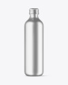 Metallic Water Bottle Mockup