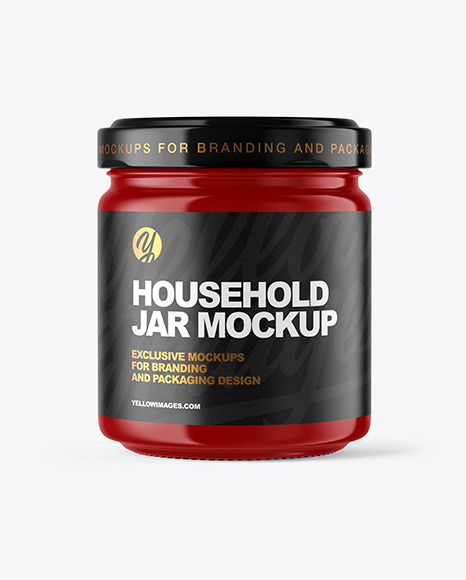 Glossy Jar Mockup