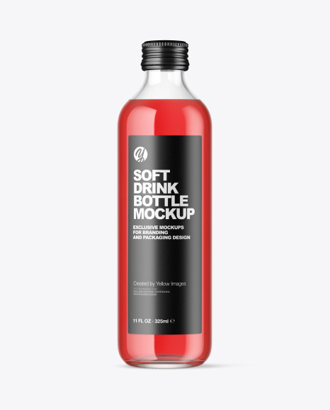 Soft Drink Bottle Mockup - Soft