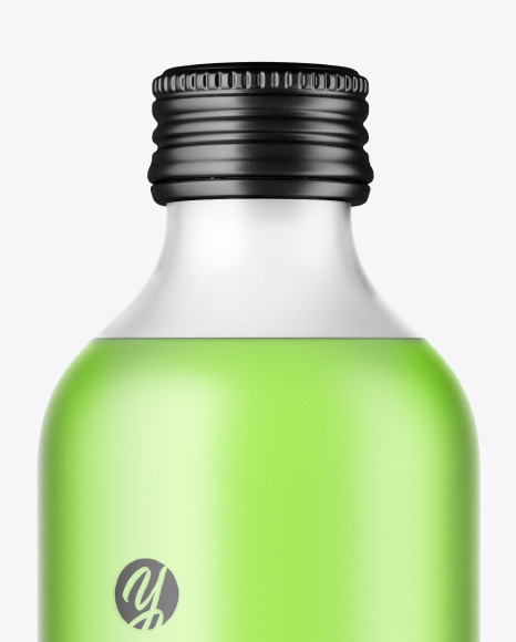 Frosted Drink Bottle Mockup