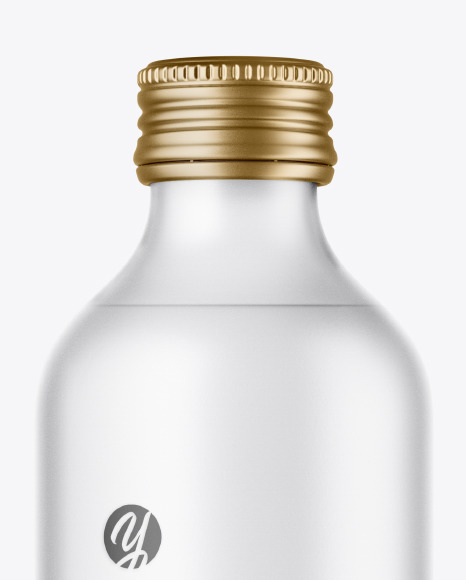 Frosted Water Bottle Mockup