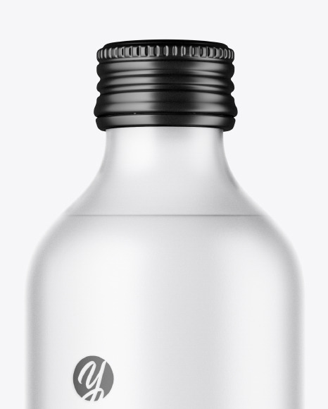 Frosted Water Bottle Mockup