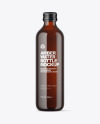 Amber Water Bottle Mockup