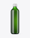 Green Water Bottle Mockup