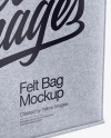 Felt Bag Mockup