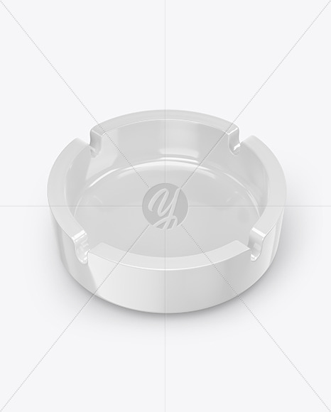 Glossy Ashtray Mockup