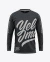 Men’s Heather Long Sleeve T-Shirt Mockup - Front View