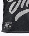 Men’s Heather Long Sleeve T-Shirt Mockup - Front View