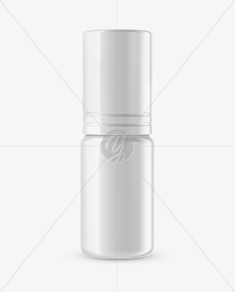 Glossy Cosmetic Bottle Mockup