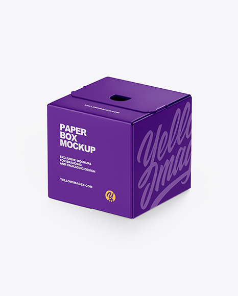 Paper Box Mockup