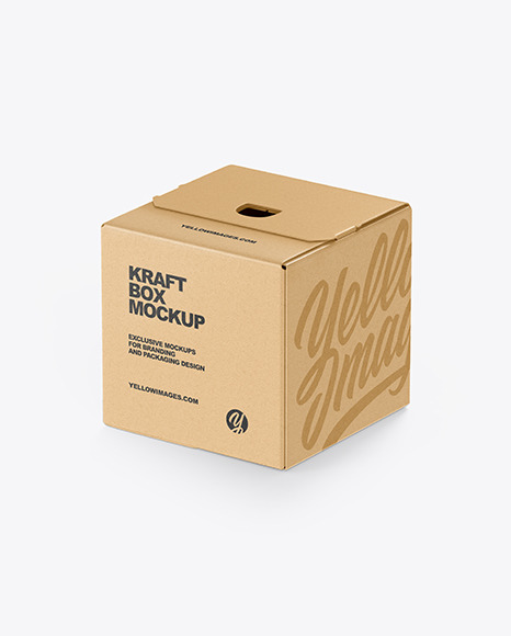 Kraft Box Mockup