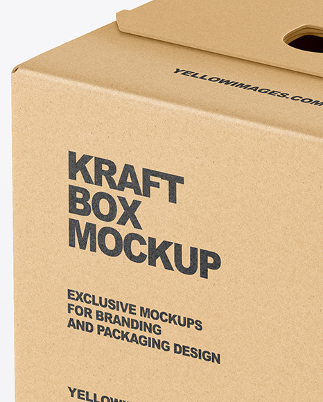 Kraft Box Mockup