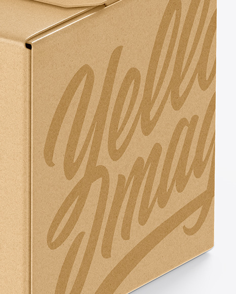 Kraft Box Mockup