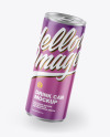 Metallic Drink Can w/ Glossy Finish Mockup