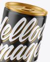 Metallic Drink Can w/ Glossy Finish Mockup