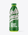 Glossy Plastic Bottle Mockup