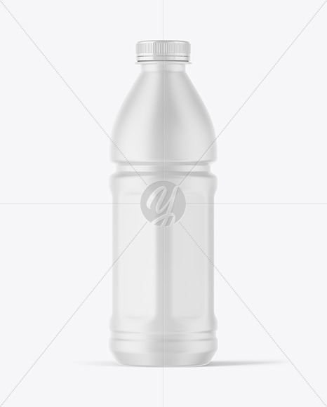 Matte Plastic Bottle Mockup