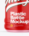 Matte Plastic Bottle Mockup