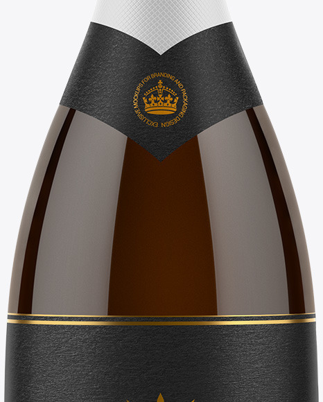 Champagne Bottle Mockup