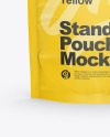 Matte Stand Up Pouch with Zipper Mockup