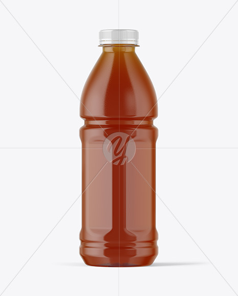 Tea Plastic Bottle Mockup