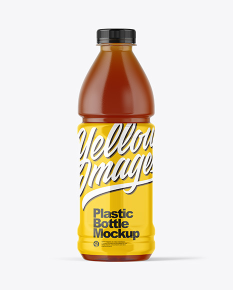 Tea Plastic Bottle Mockup