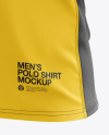 Men’s Club Polo Shirt mockup (Half Side View)