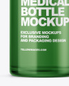 Glass Medical Bottle Mockup