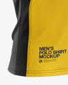 Men’s Club Polo Shirt mockup (Right Half Side View)